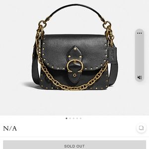 NWT Coach Beat Bag with 18 Rivets SOLD OUT ONLINE